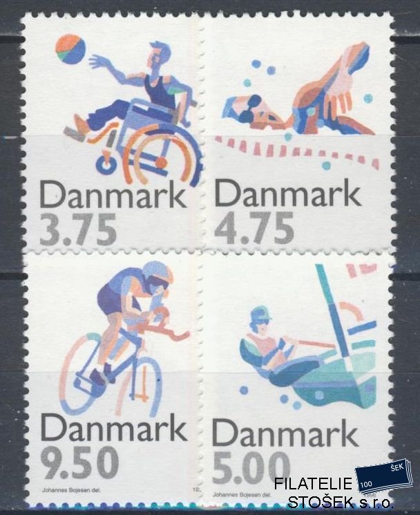 Dánsko známky Mi 1120-23