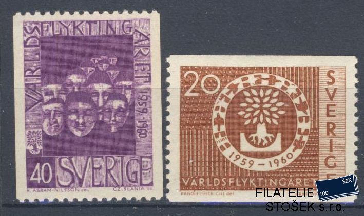 Švédsko známky Mi 457-58