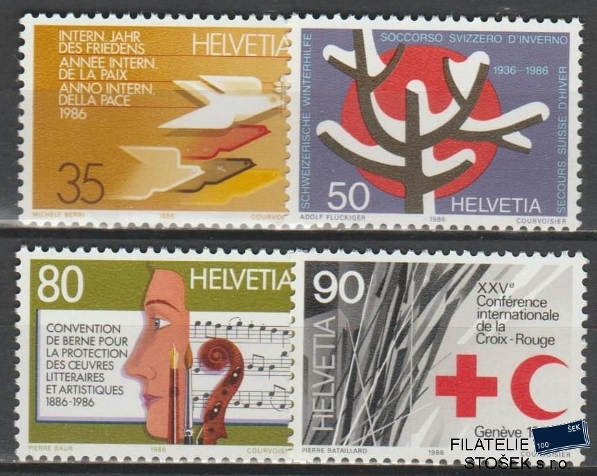 Švýcarsko známky Mi 1327-30