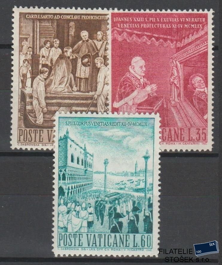 Vatikán známky Mi 344-46