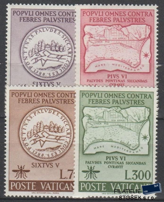 Vatikán známky Mi 393-96