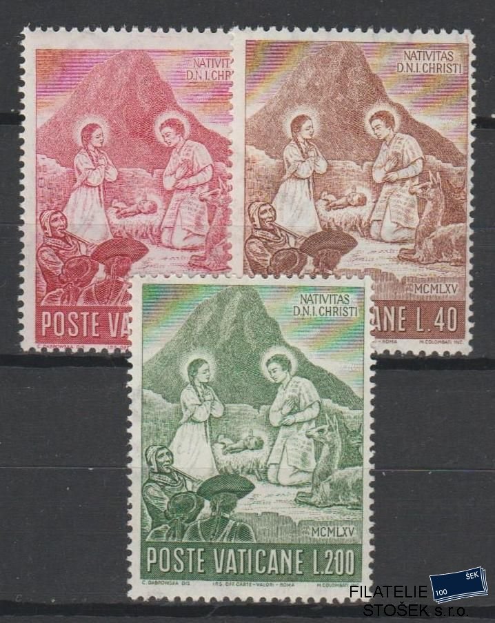 Vatikán známky Mi 487-89