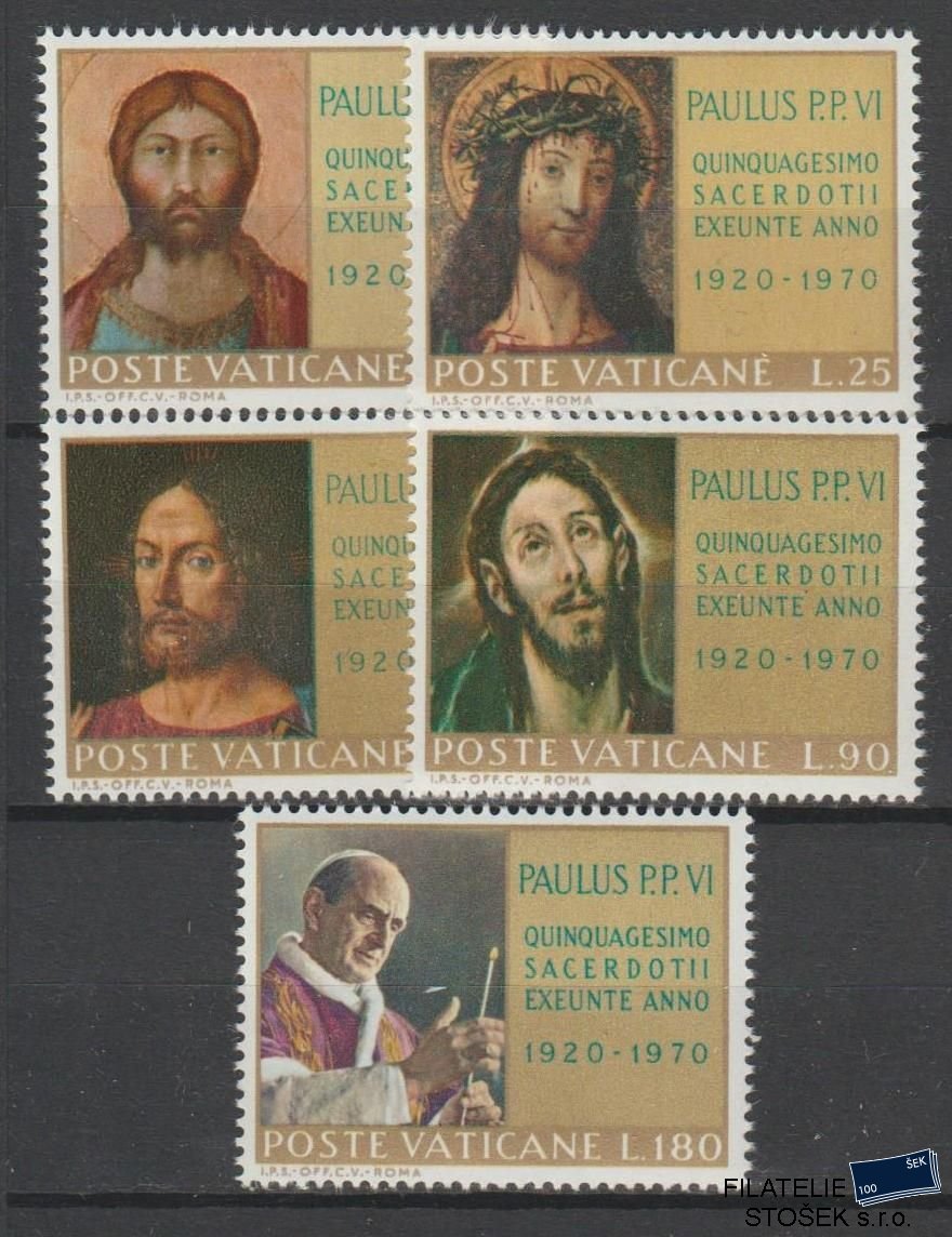 Vatikán známky Mi 564-68