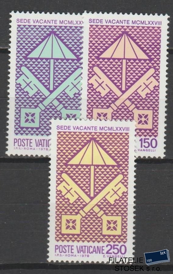 Vatikán známky Mi 726-28