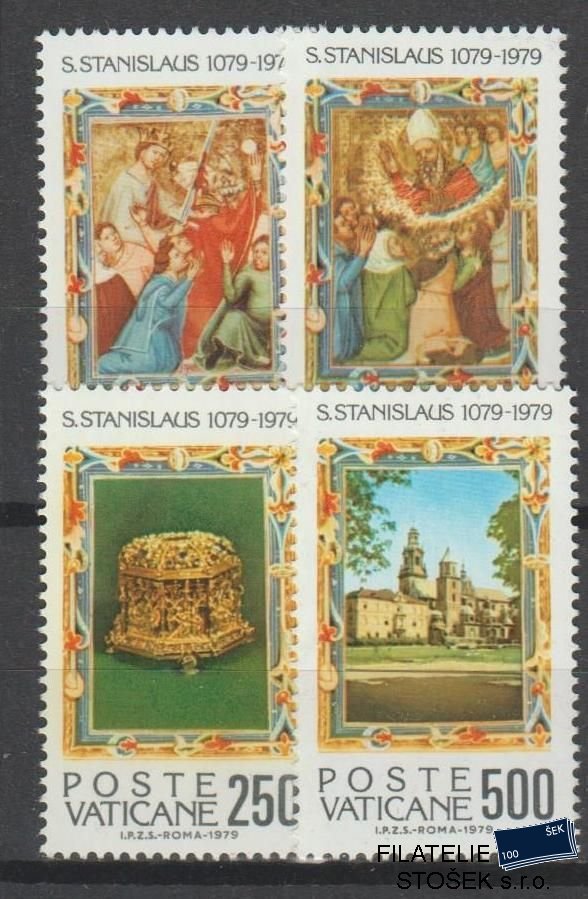 Vatikán známky Mi 739-42