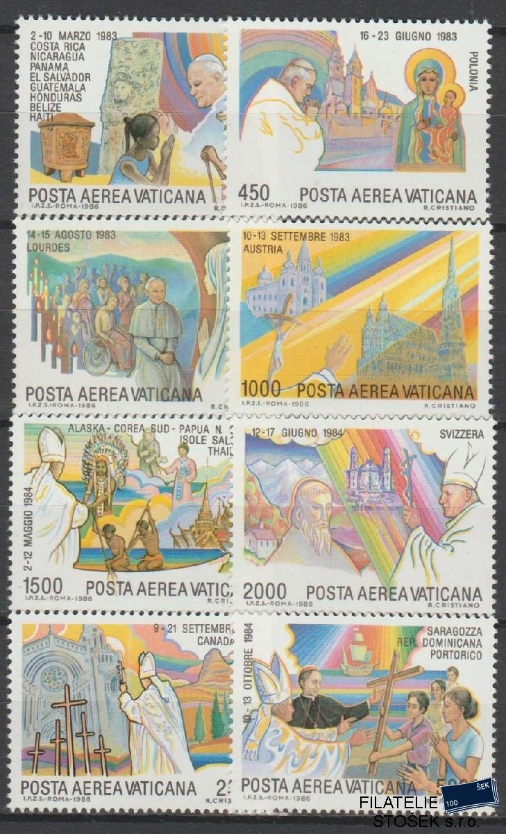 Vatikán známky Mi 899-906