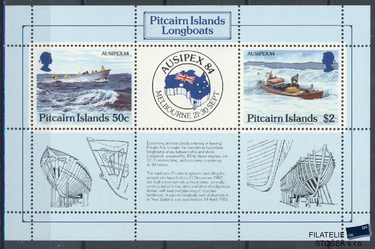Pitcairn Islands známky Mi Blok 7