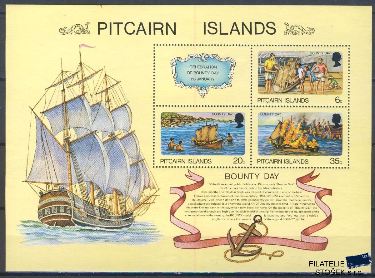 Pitcairn Islands známky Mi Blok 3