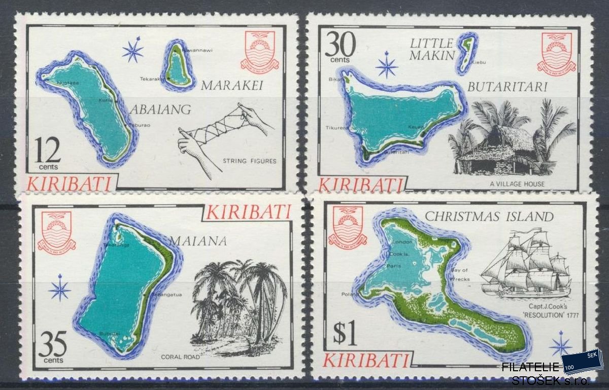Kiribati známky Mi 367-70