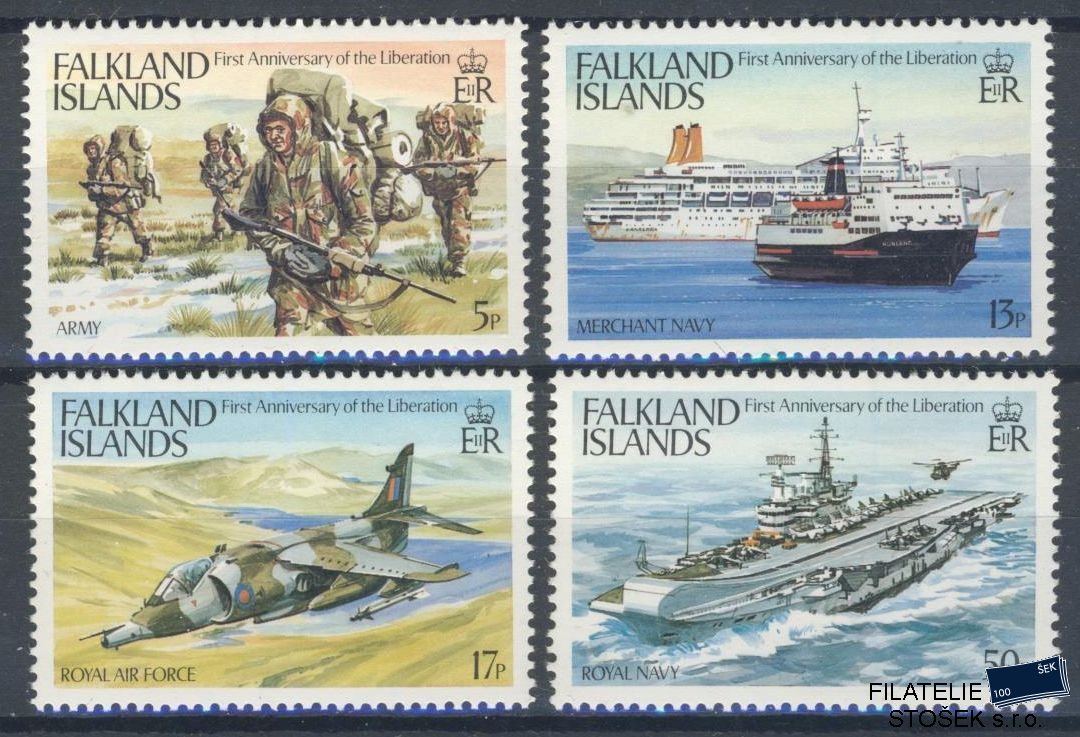 Falkland Islands známky Mi 378-81