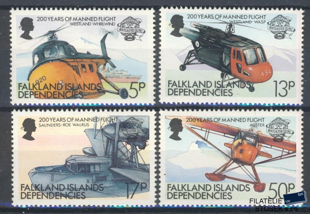 Falkland Islands Dependensies známky Mi 117-20