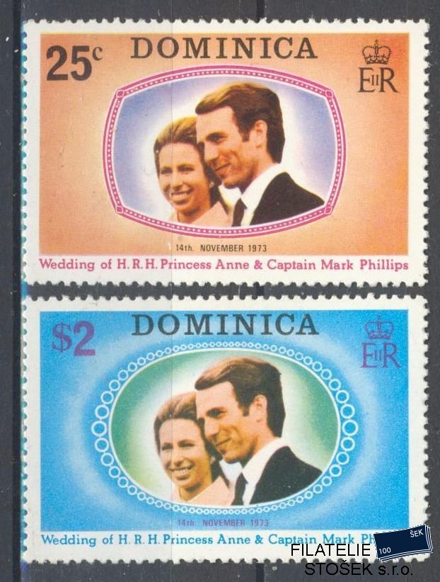 Dominica známky Mi 379-80