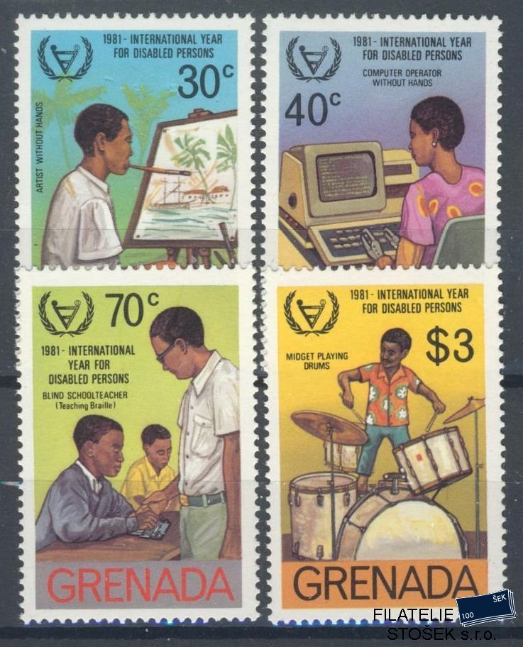 Grenada známky Mi 1134-37