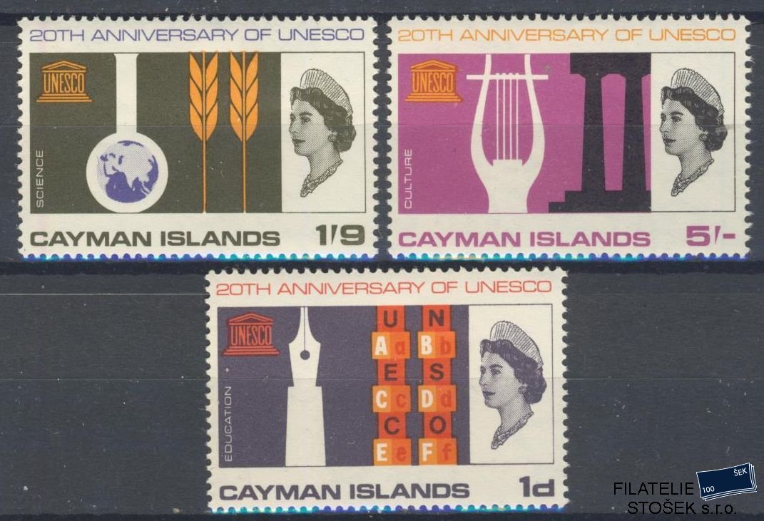 Cayman Islands známky Mi 187-89
