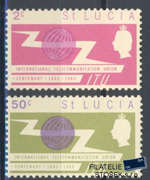 St. Lucia známky Mi 186-87
