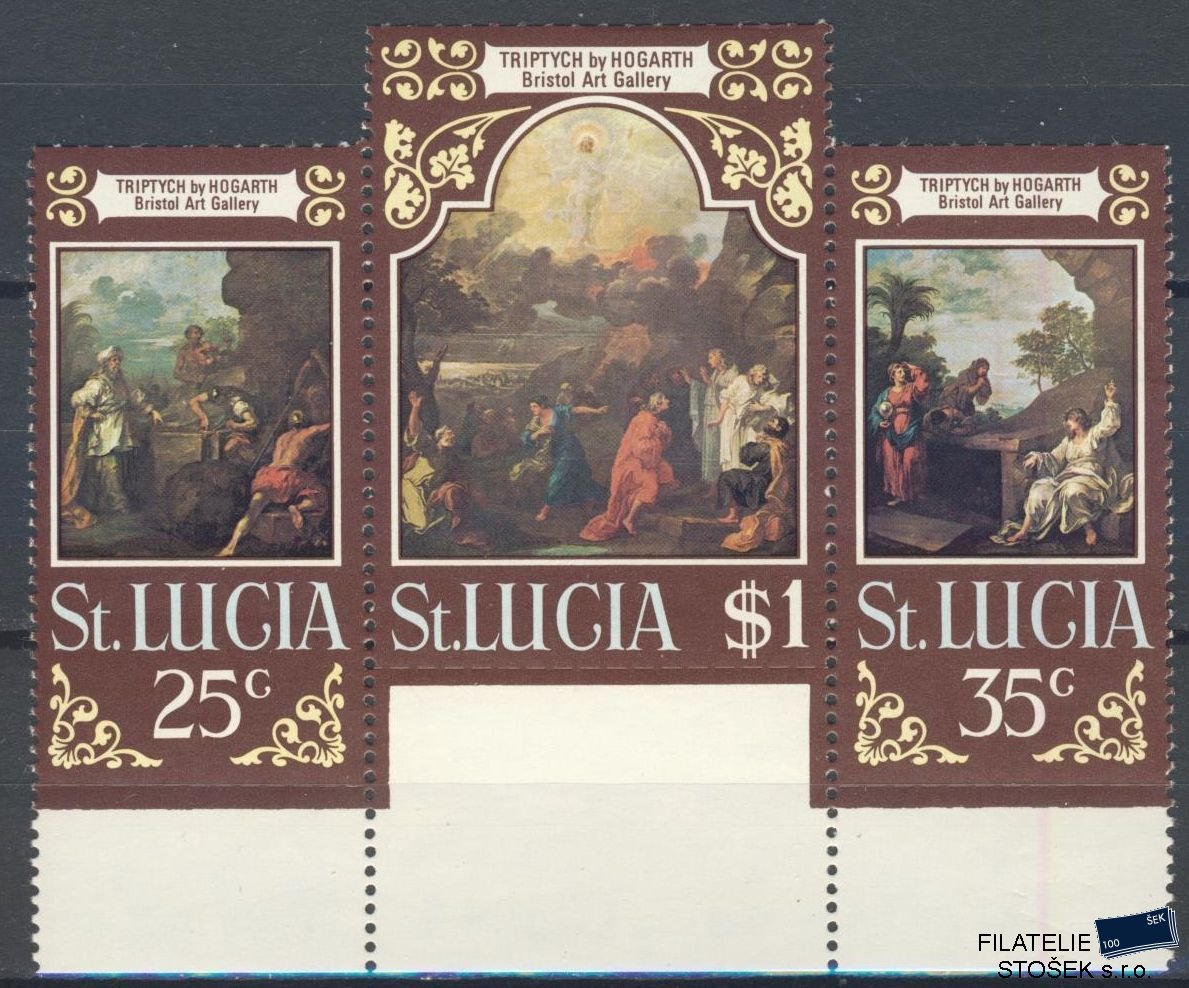 St. Lucia známky Mi 267-69