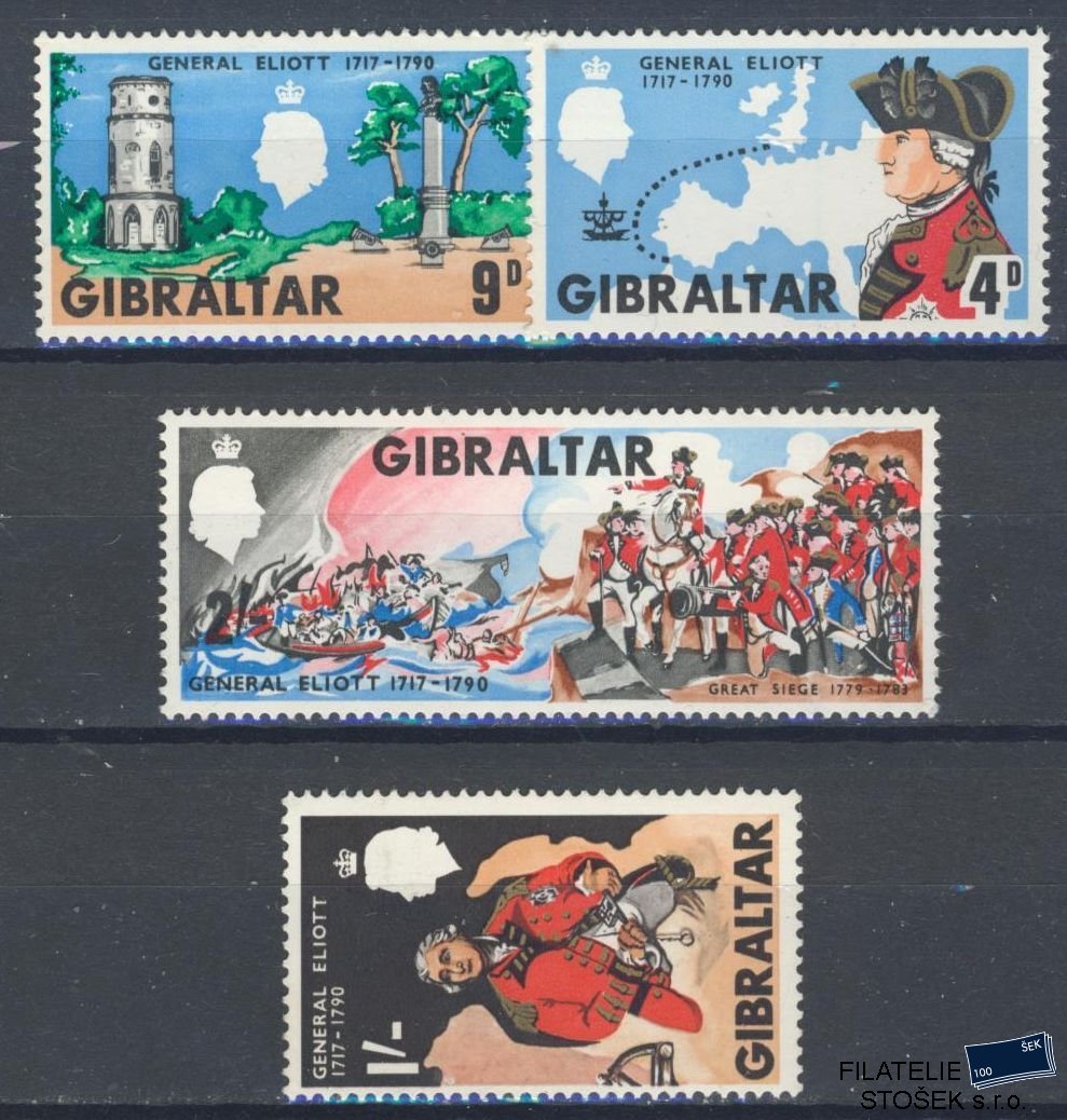 Gibraltar známky Mi 207-10