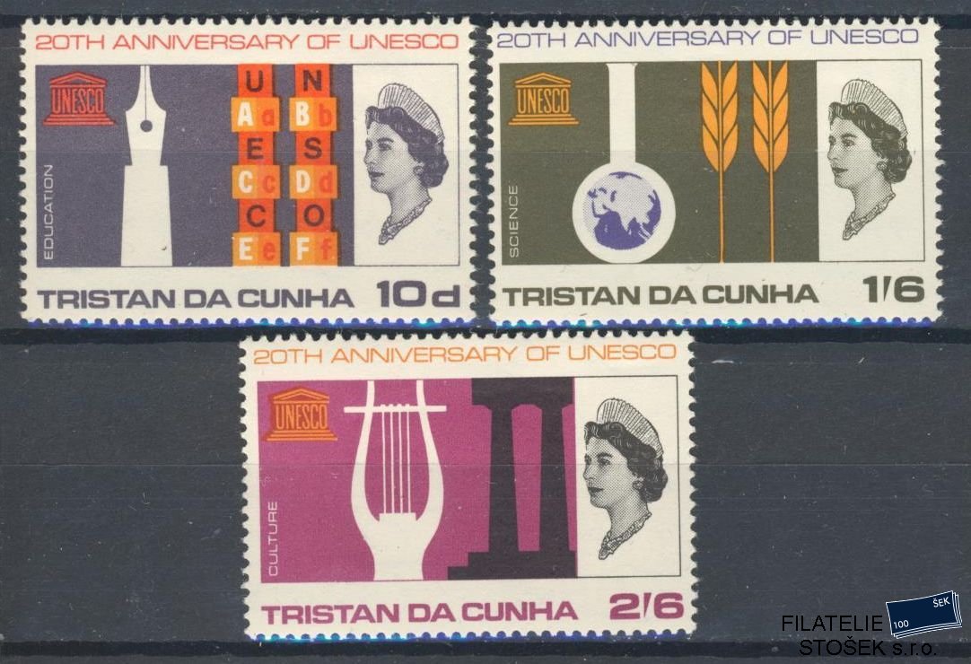 Tristan da Cunha známky Mi 104-6