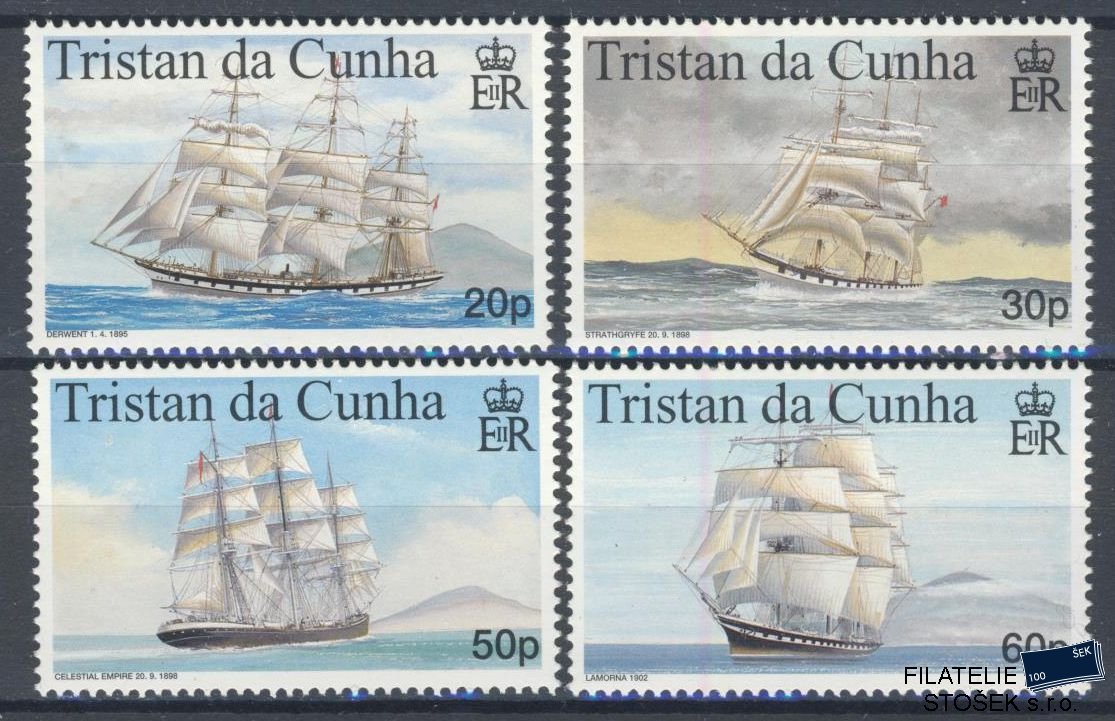 Tristan da Cunha známky Mi 650-53