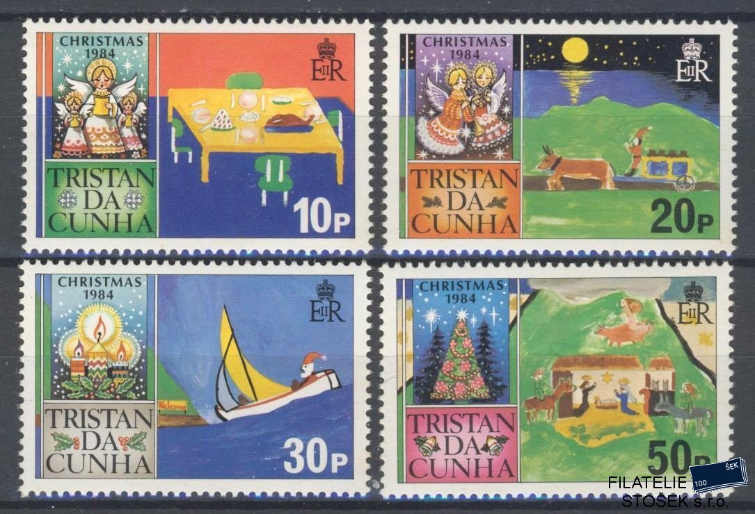 Tristan da Cunha známky Mi 377-80