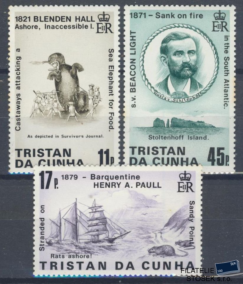 Tristan da Cunha známky Mi 421-23