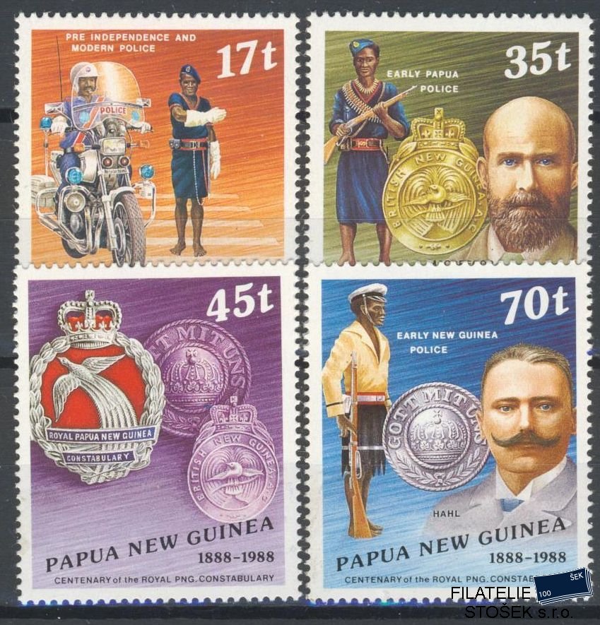 Papua New Guinea známky Mi 567-70