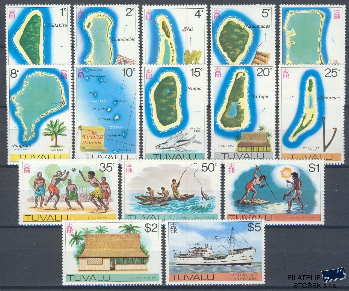 Tuvalu známky Mi 23-37