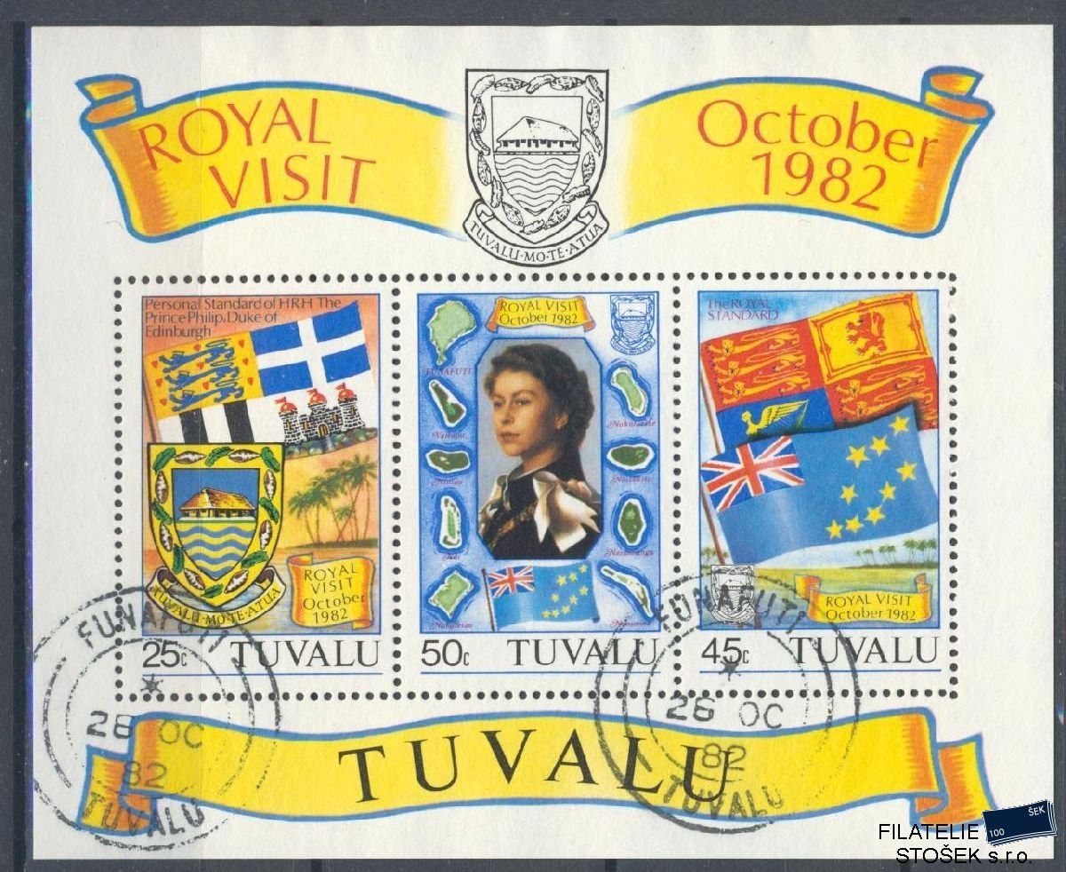Tuvalu známky Mi Blok 7