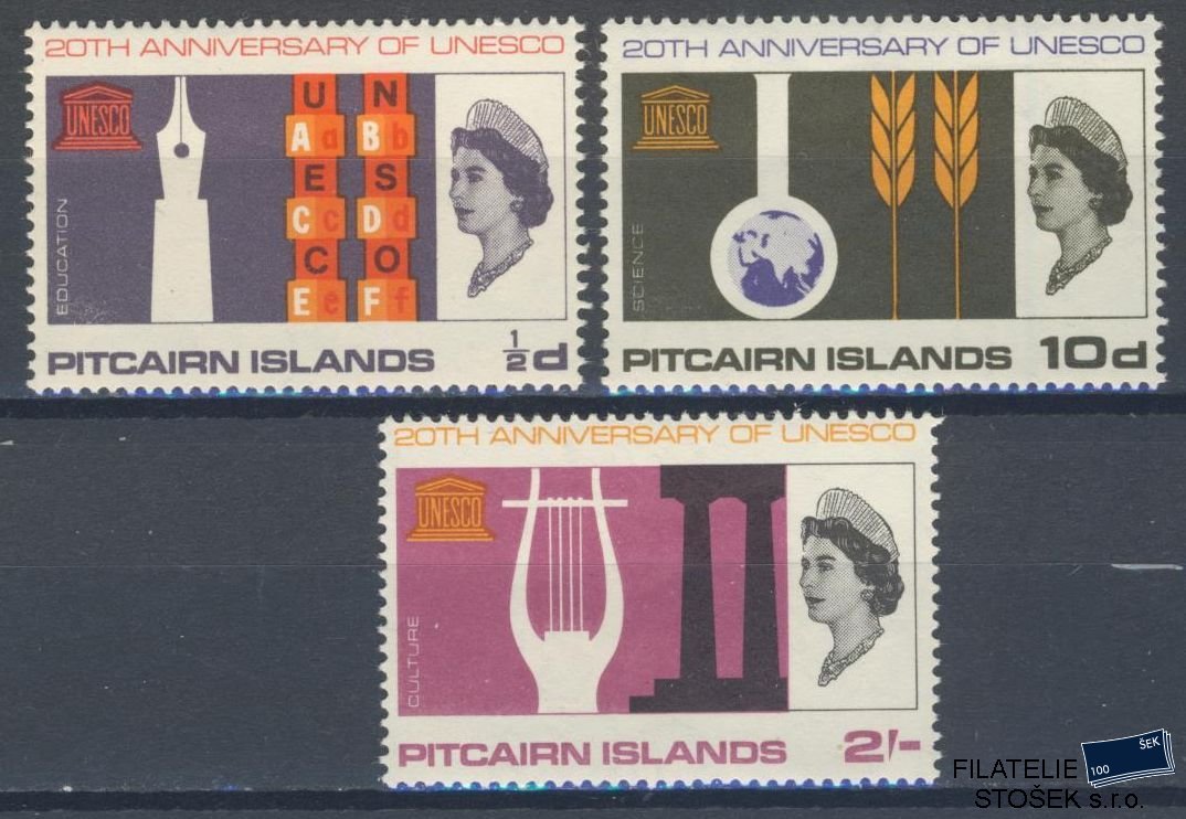 Pitcairn Islands známky Mi 64-66
