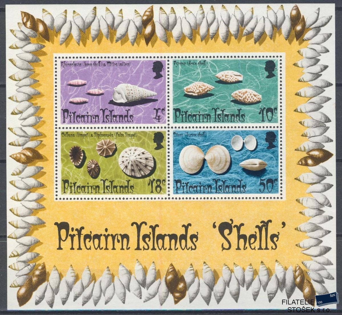 Pitcairn Islands známky Mi Blok 1