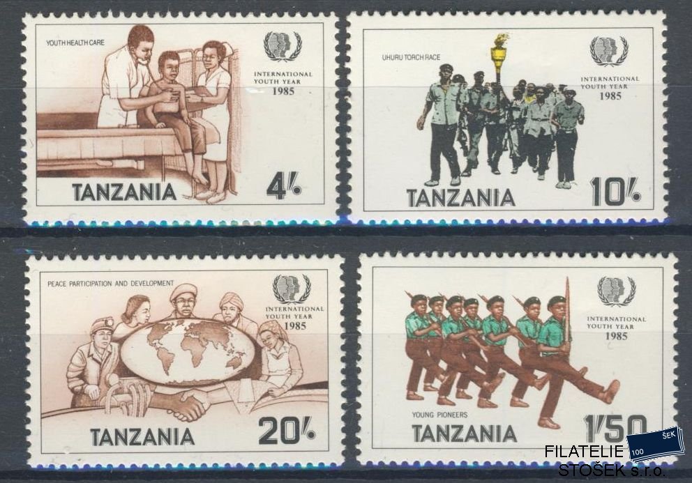 Tanzania známky Mi 288-91