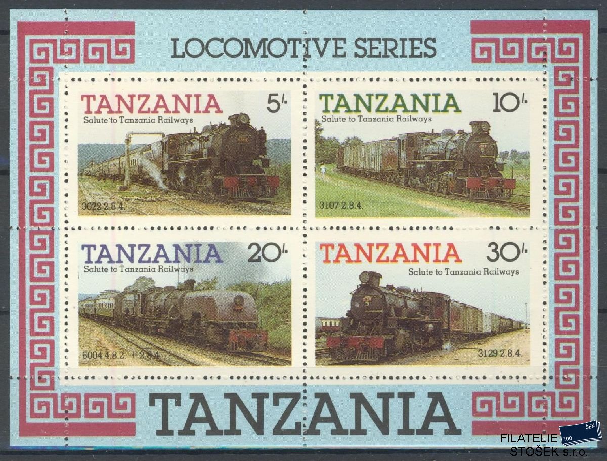 Tanzania známky Mi Blok 44