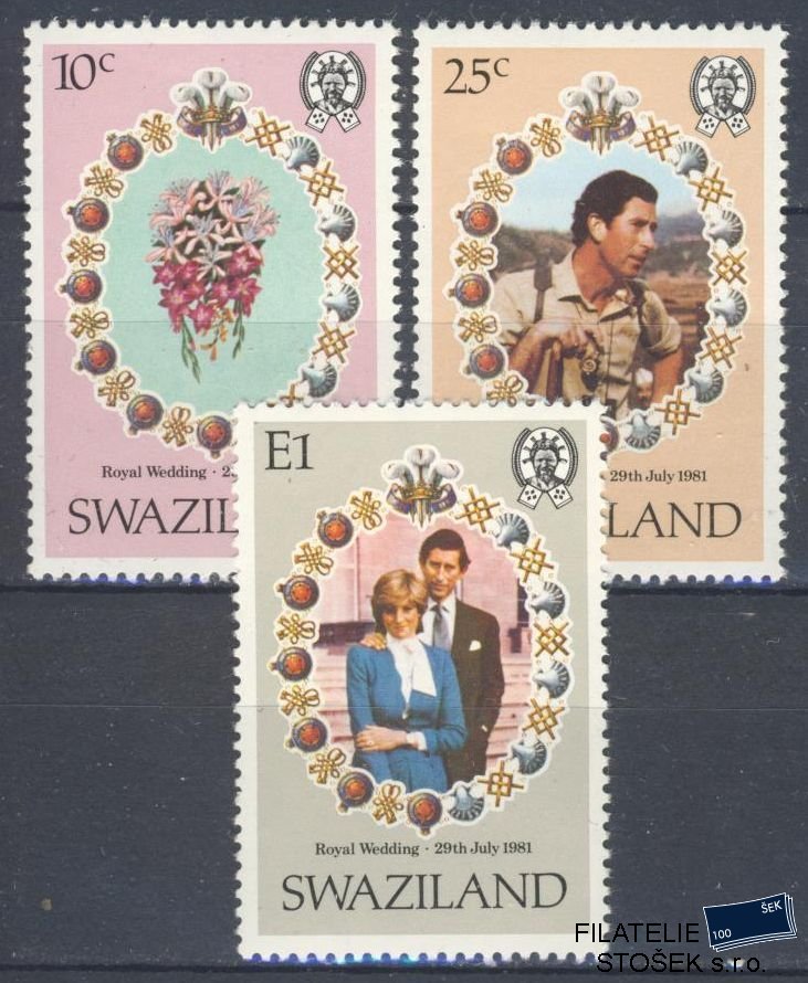 Swaziland známky Mi 375-77