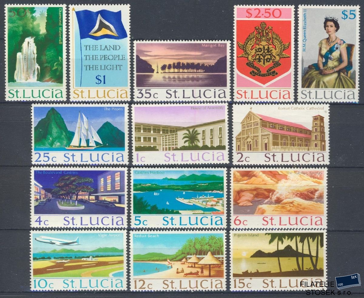 St. Lucia známky Mi 253-66