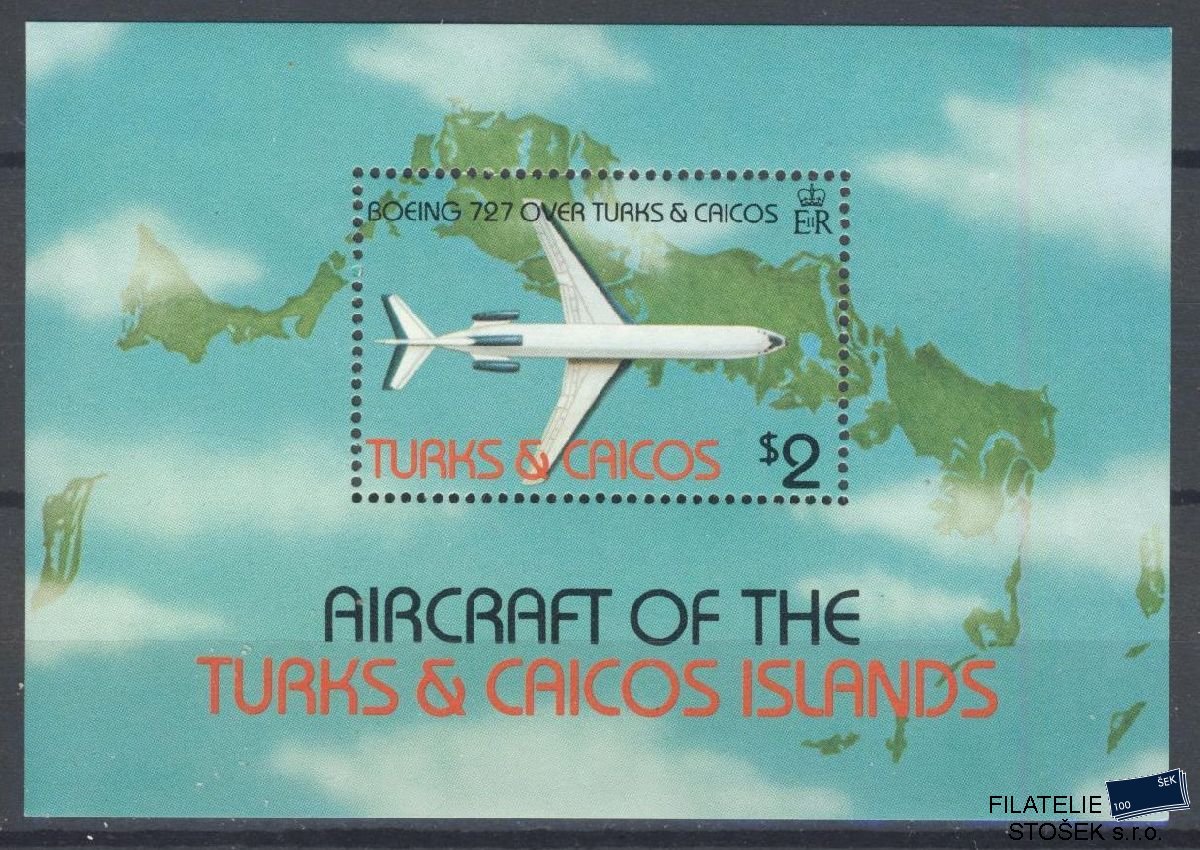 Turks Caicos známky Mi Blok 40