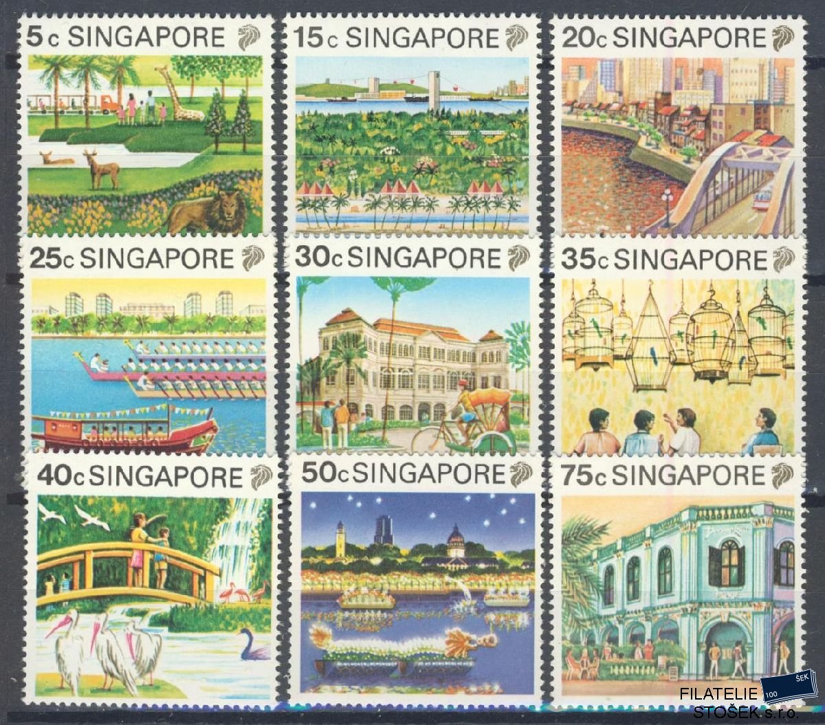 Singapore známky Mi 598-606