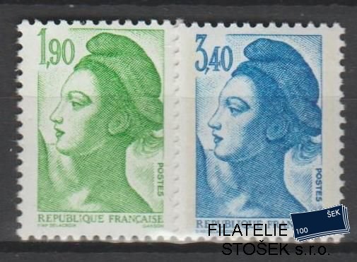 Francie známky Mi 2558-59