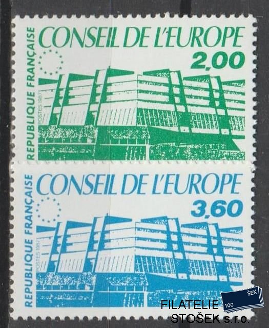 Francie známky Mi DE 43-44