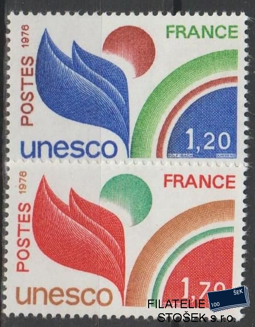 Francie známky Mi DU 19-20