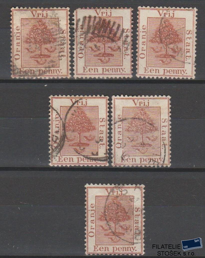 Oranje Staat známky Mi 1 - Sestava