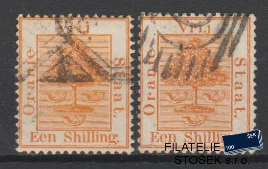 Oranje Staat známky Mi 3 - Sestava
