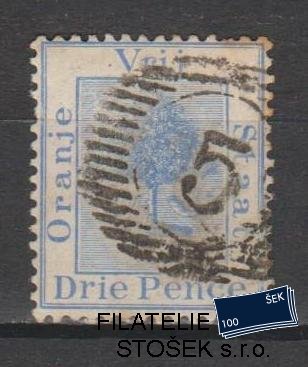 Oranje Staat známky Mi 12 - Razítko