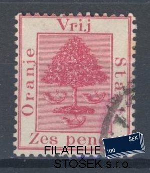 Oranje Staat známky Mi 2 Tmavá