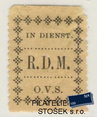 Oranje Staat známky Mi PFS 1 - Police Frank Stamp - KVP Stržený papír