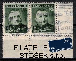 Slovensko známky 43 Dč A2