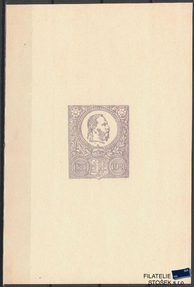 Maďarsko známky Mi 6 - Reprint tisk na křídě