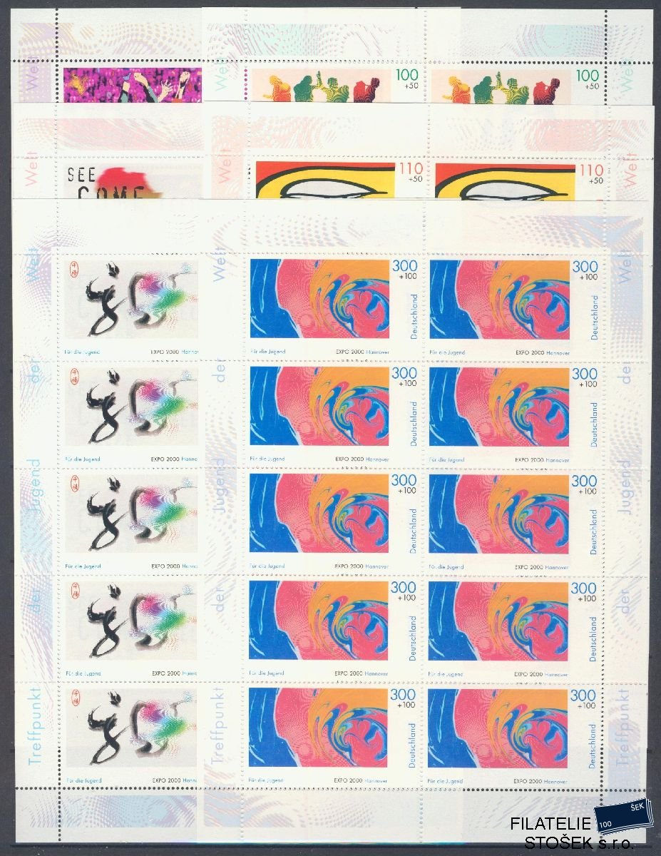Německo známky Mi 2117-22