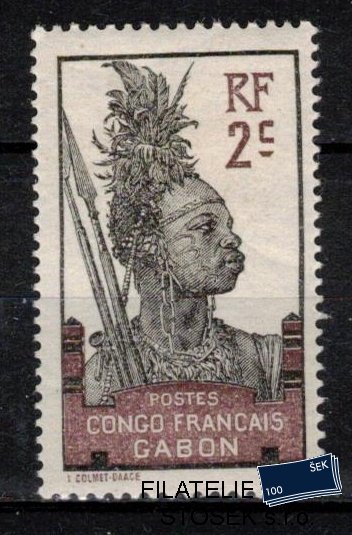 Gabon známky Yv 34