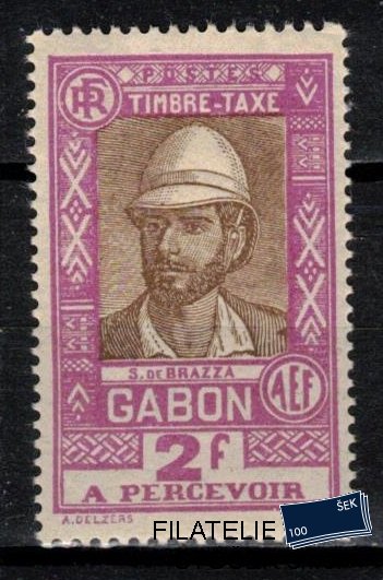 Gabon známky Yv TT 21