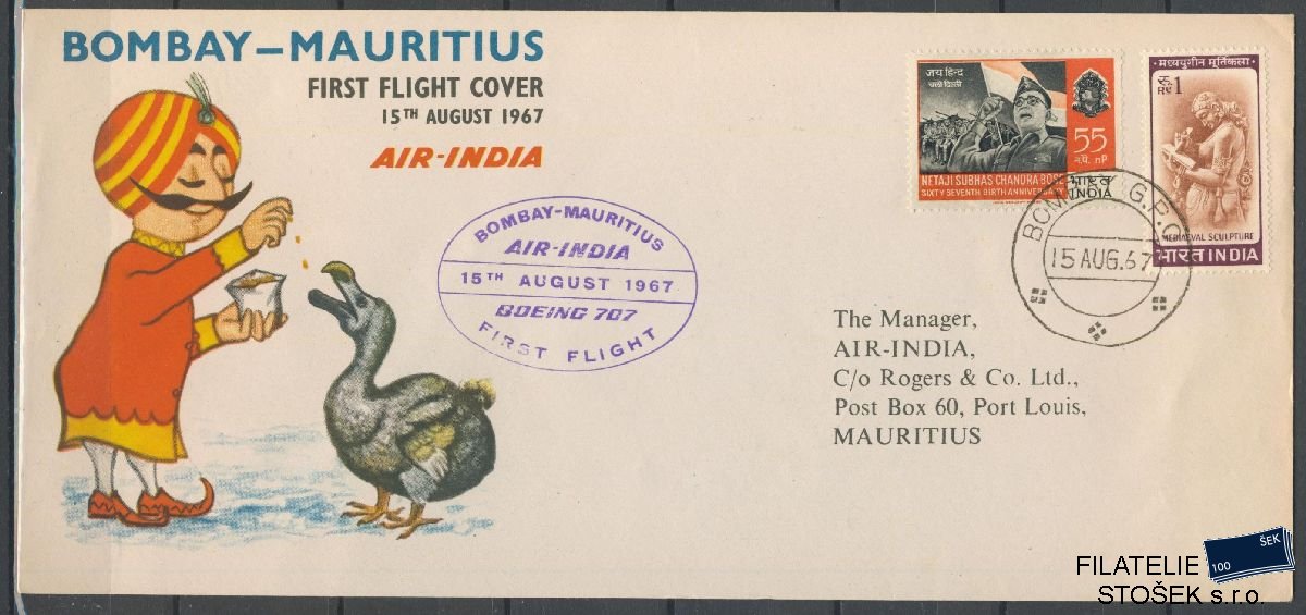 Indie celistvosti - Bombay - Mauritius